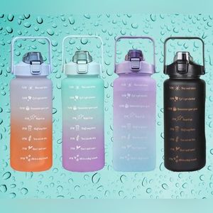 ☃️ Time tracking Sports Water Bottle 🧘🏻